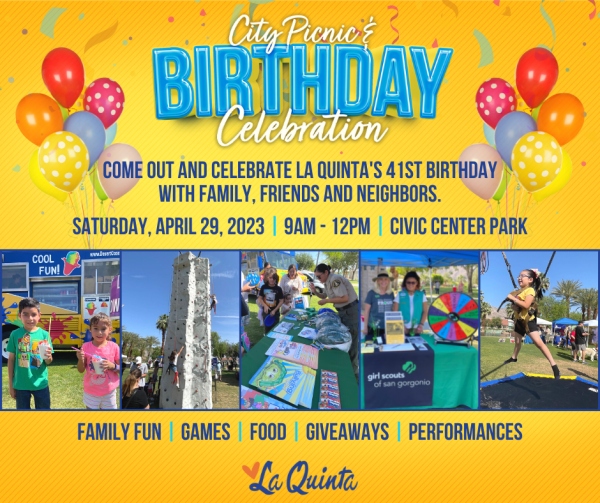 La Quinta City Picnic and Birthday Celebration Loving All Animals
